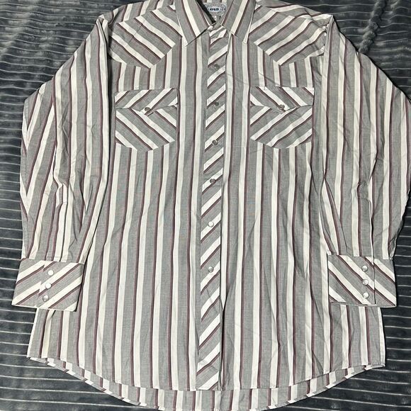 🔥🔥 Vintage ATB WESTERN WEAR PEARL SNAP SHIRT - Excellent Condition- Men Sz XL - Picture 7 of 7